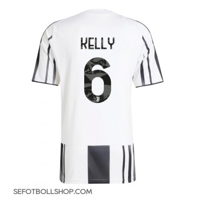 Billiga Juventus Lloyd Kelly #6 Hemma fotbollskläder 2025-26 Kortärmad Billiga Juventus Lloyd Kelly #6 Hemma fotbollskläder 2025-26 Kortärmad